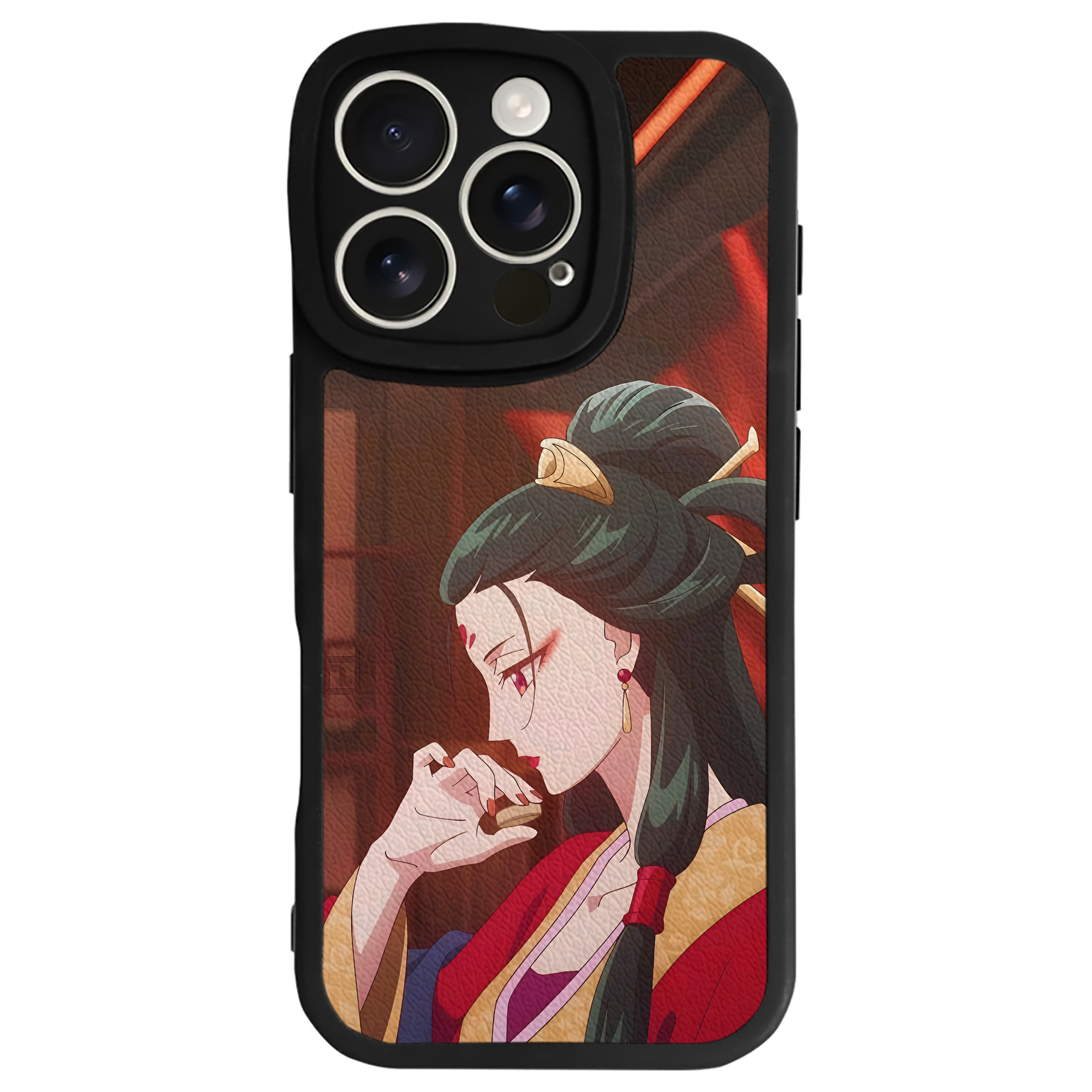 （画像用） 薬屋のひとりごと The Apothecary Diaries 【iPhone 16シリーズ対応】シリコンスマホケース（レザー調） 材質：シリコン